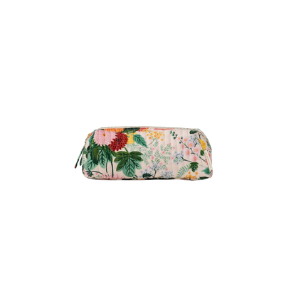 Dahlia Quilted Small Cosmetic Pouch