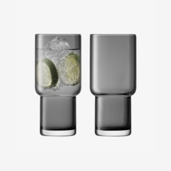 Utility Highball 13 oz Slate Set of 2