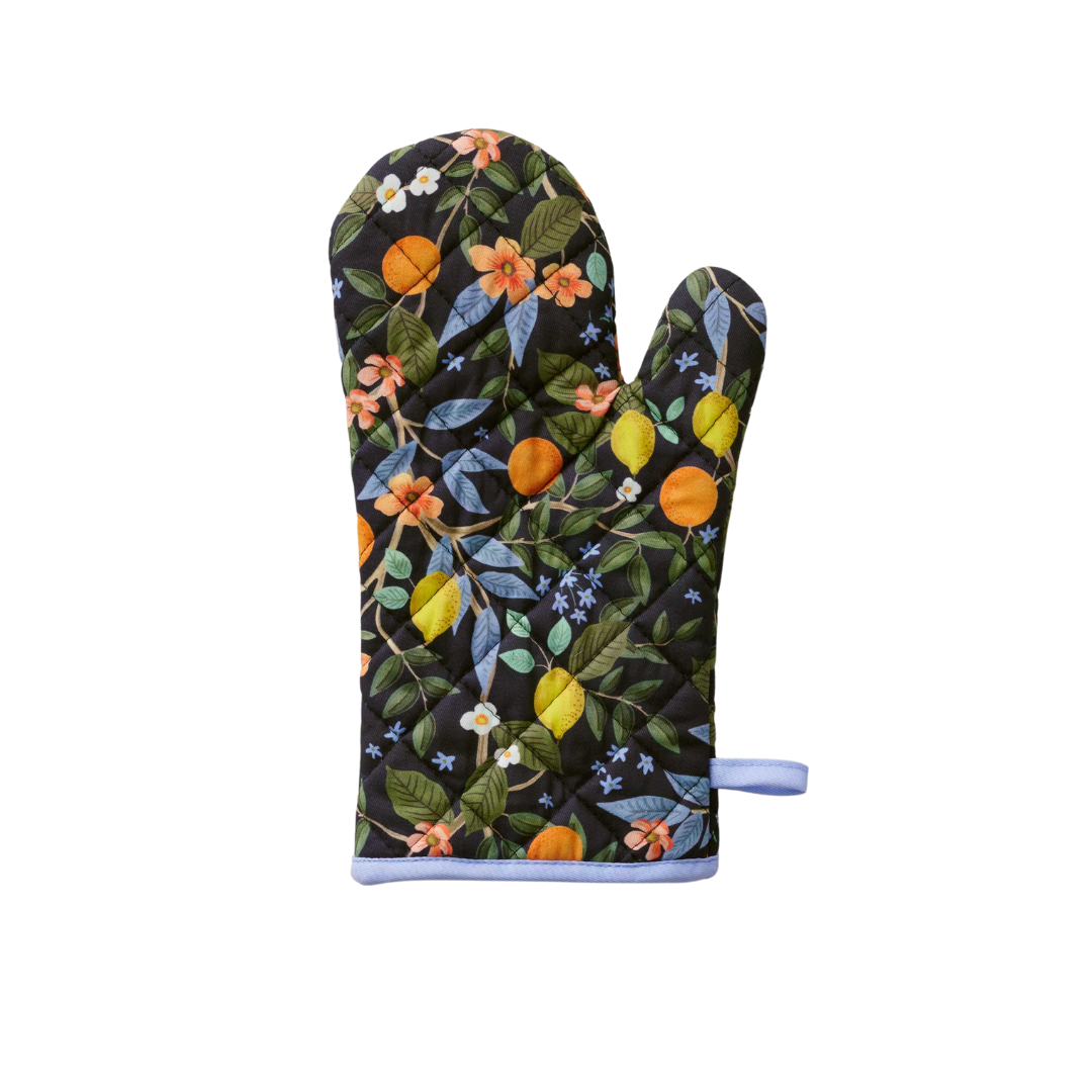 Manopla para horno para fiestas en el jardín