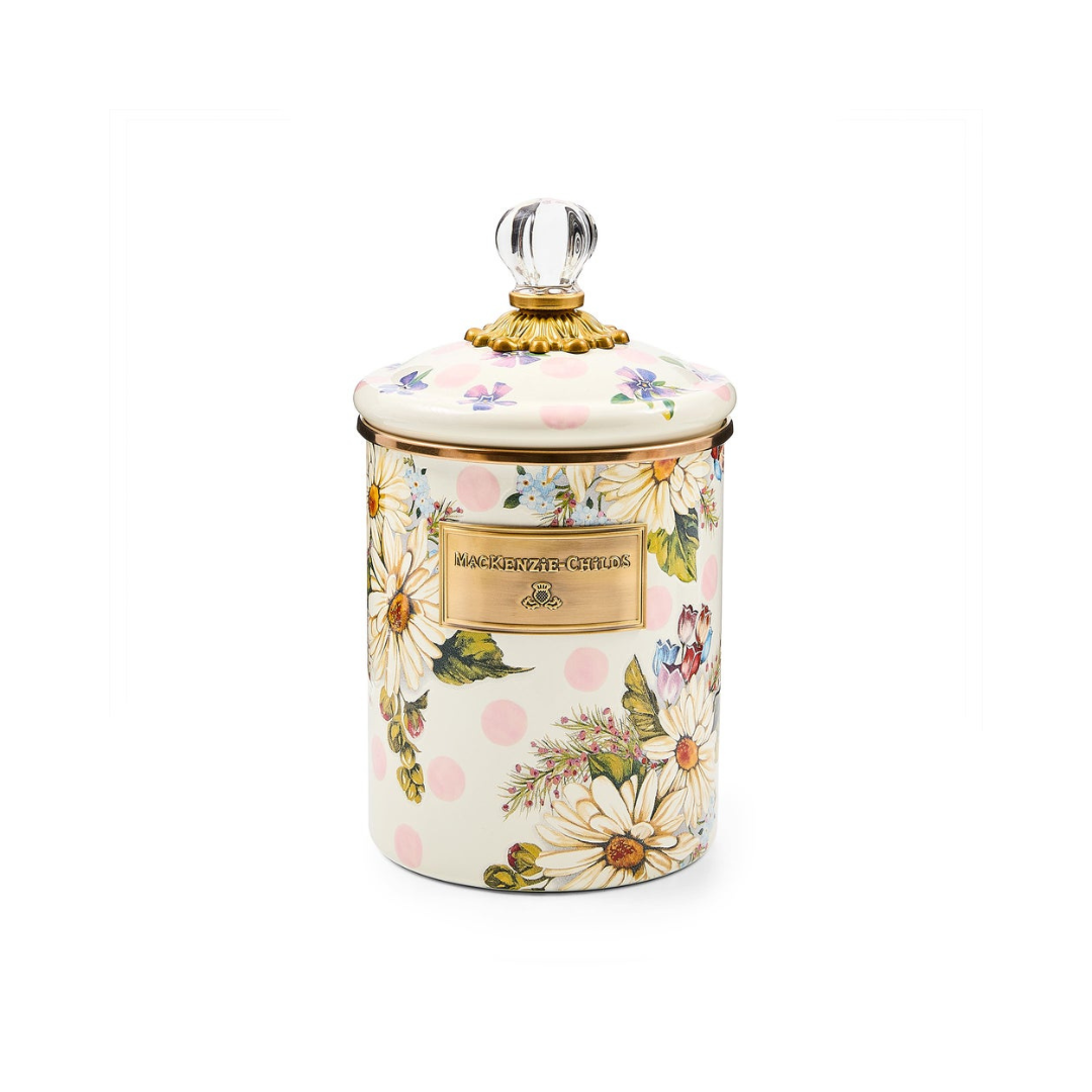 Wildflowers Pink Medium Canister