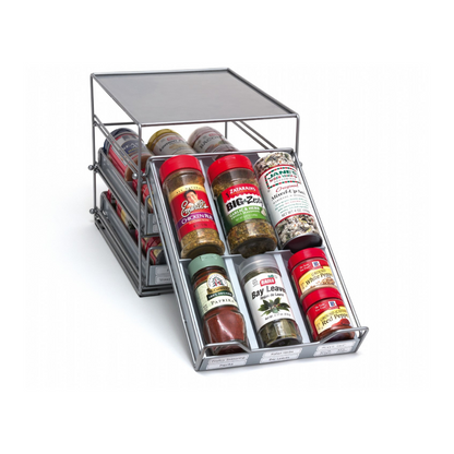 Three-Tier Tilt-Down Spice Drawer