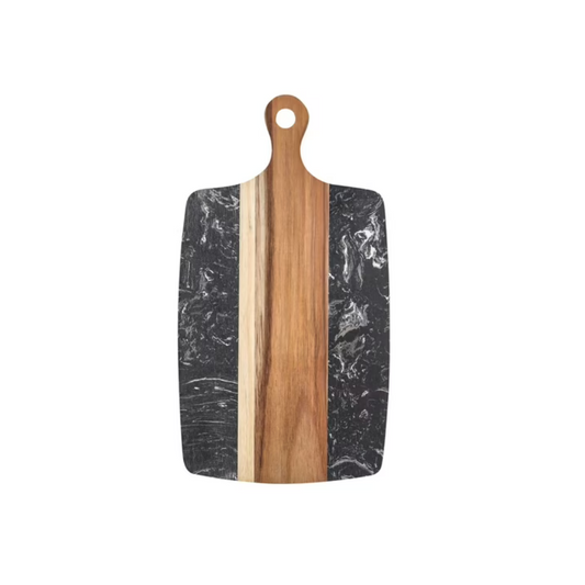 Acacia & Black Marble / Serving Board