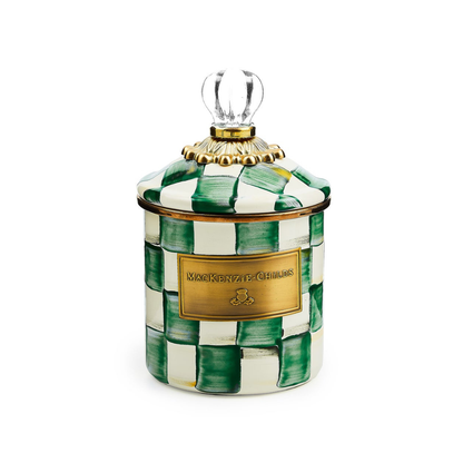 Emerald Check Demi Canister