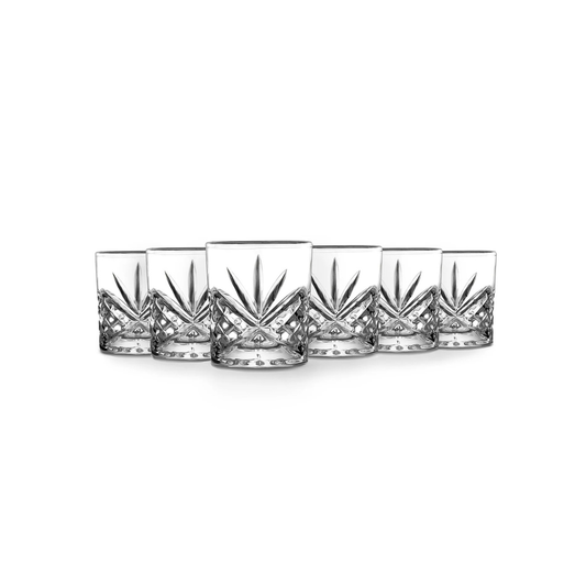Dublin Crystal Whiskey Shot Glass, Set of 6
