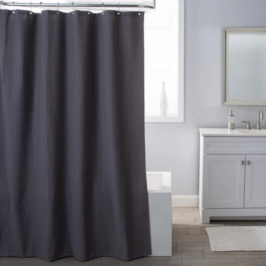 Belgian Waffle Shower Curtain 180x180cm