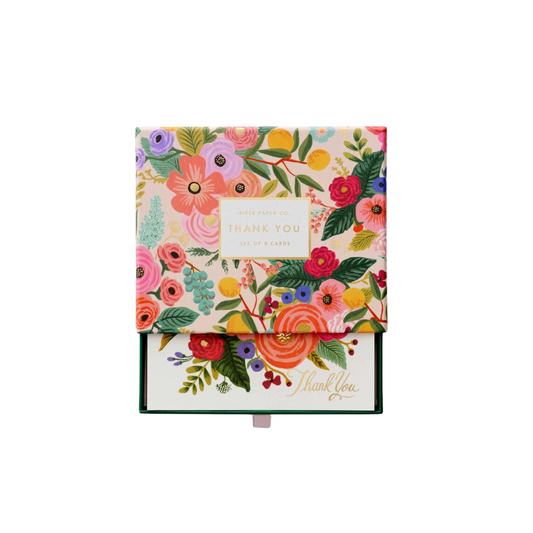 Garden Party Thank You Keepsake Card Box