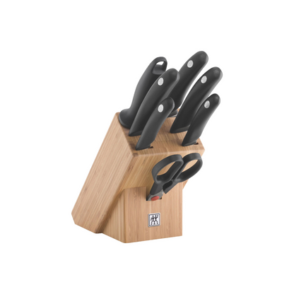 Style, Knife Block Set 8Pcs-Nature Bamboo