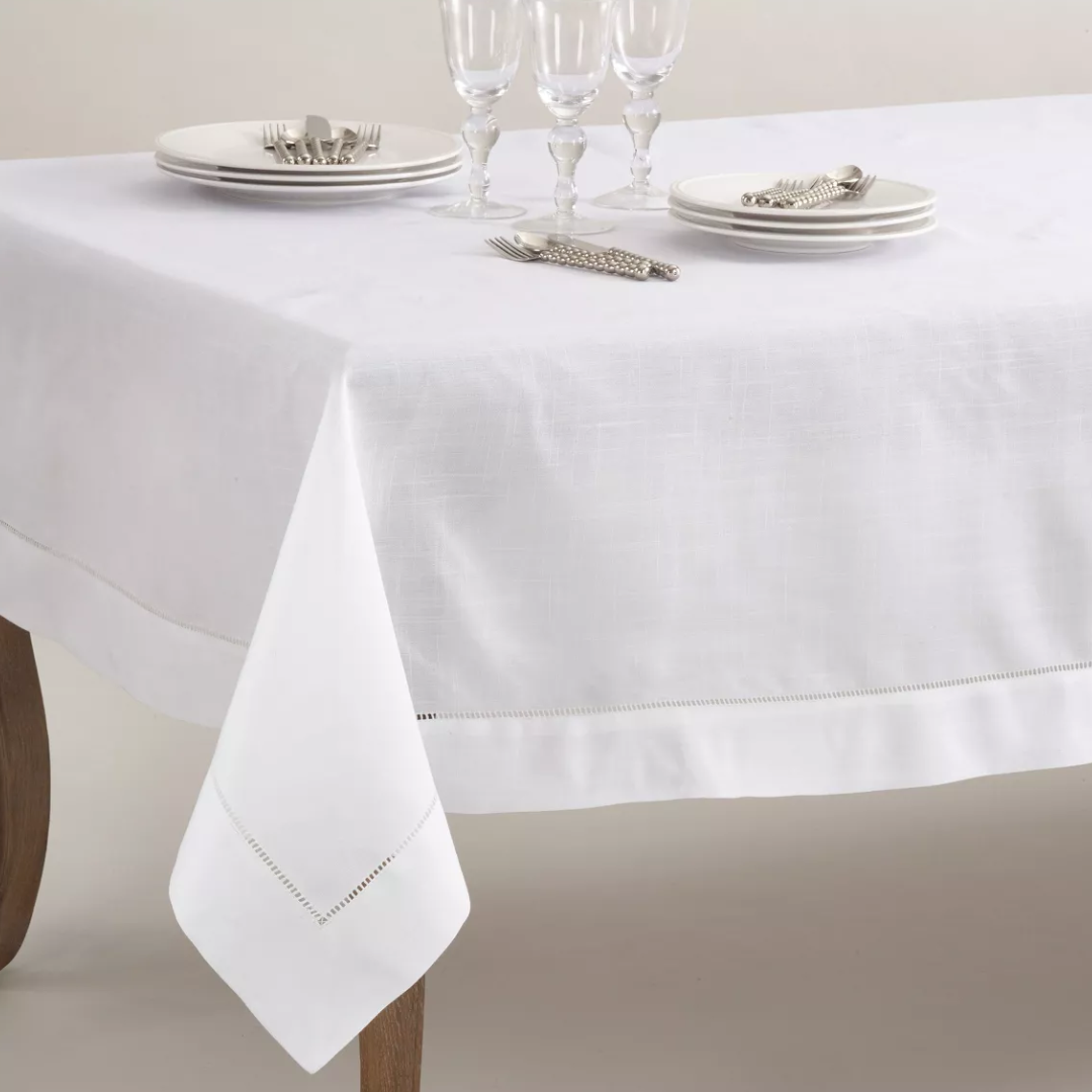 Tablecloth with Hemstitched Border