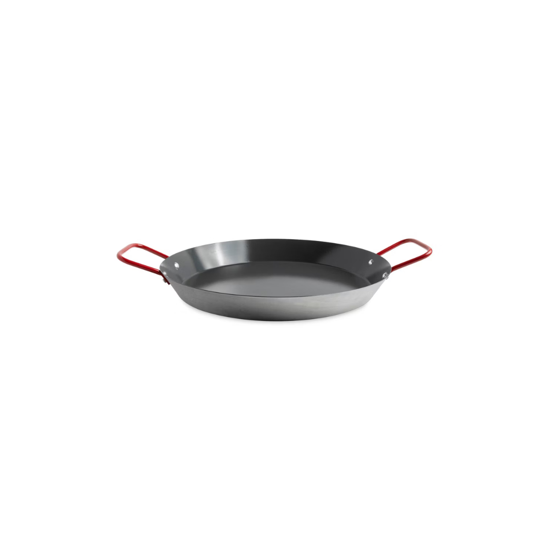 Paella Pan with Red Handles