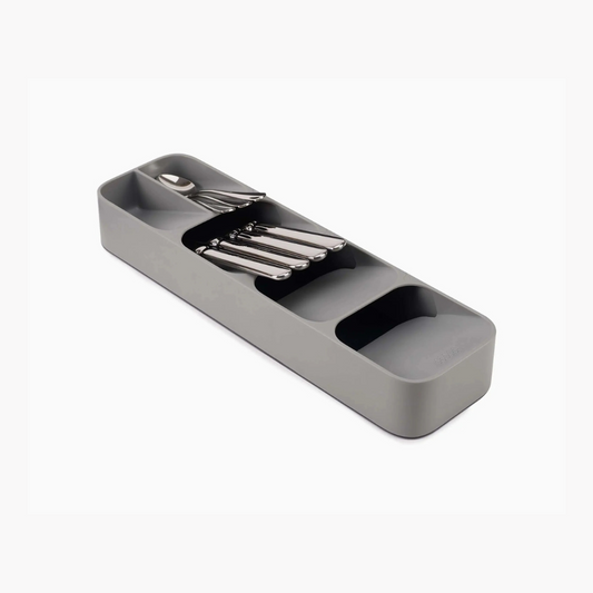 DrawerStore™ Grey Compact Cutlery Organiser