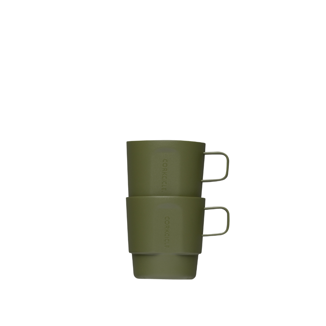 Cafe Stacker 6oz Double Pack - Olive