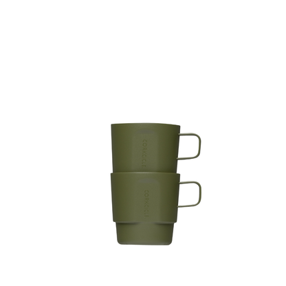 Cafe Stacker 6oz Double Pack - Olive