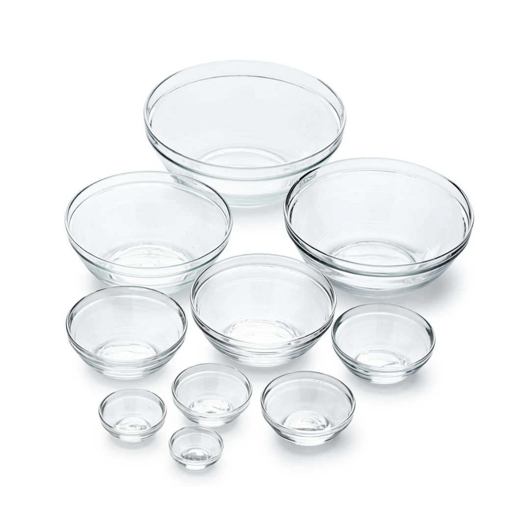 Le Gigogne® Clear Stackable Bowl Set, Set Of 10