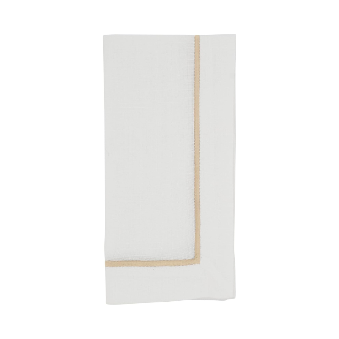 Embroidered Line Design Napkin Set Of 4