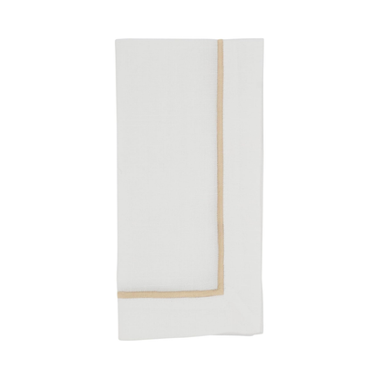 Embroidered Line Design Napkin Set Of 4