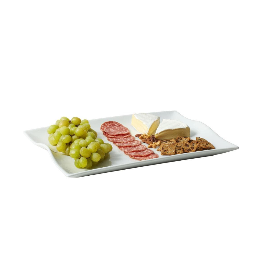 Everyday White® Rectangular Handled Serving Platter, 18.25 IN