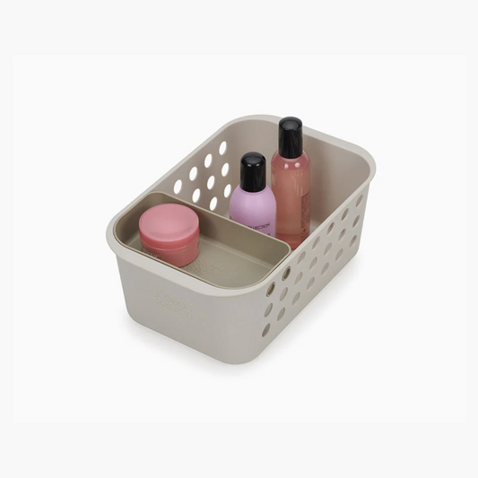 EasyStore™ Ecru Bathroom Storage Basket