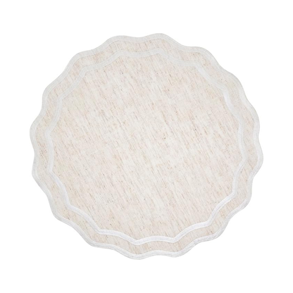 Scalloped Border Placemat Set Of 4