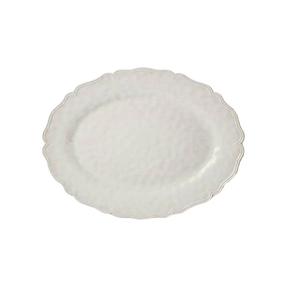 Isabella Cream Oval Platter 18in x 13.5in (750 grams)