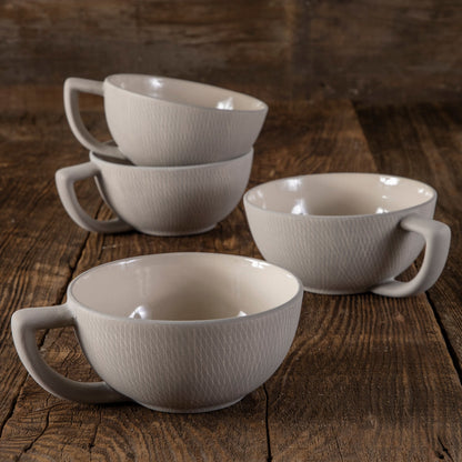 Sterling Crosshatch Latte Mug