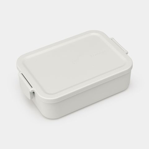 Make & Take Lunch Box, Medium, Plastic - Light Gray