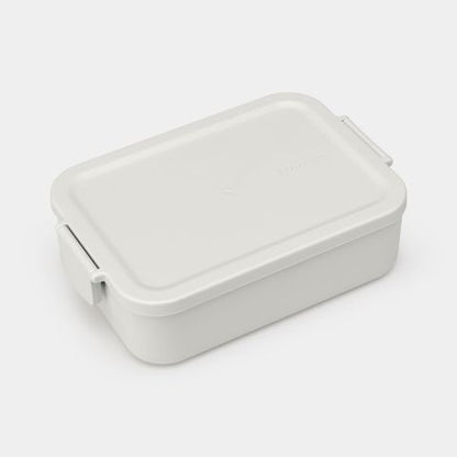 Make & Take Lunch Box, Medium, Plastic - Light Gray