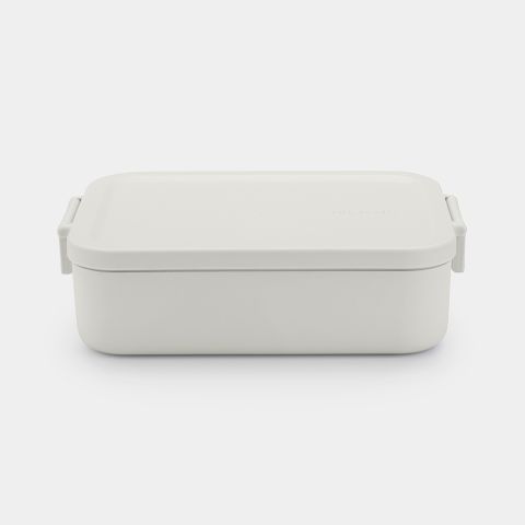 Make & Take Lunch Box, Medium, Plastic - Light Gray