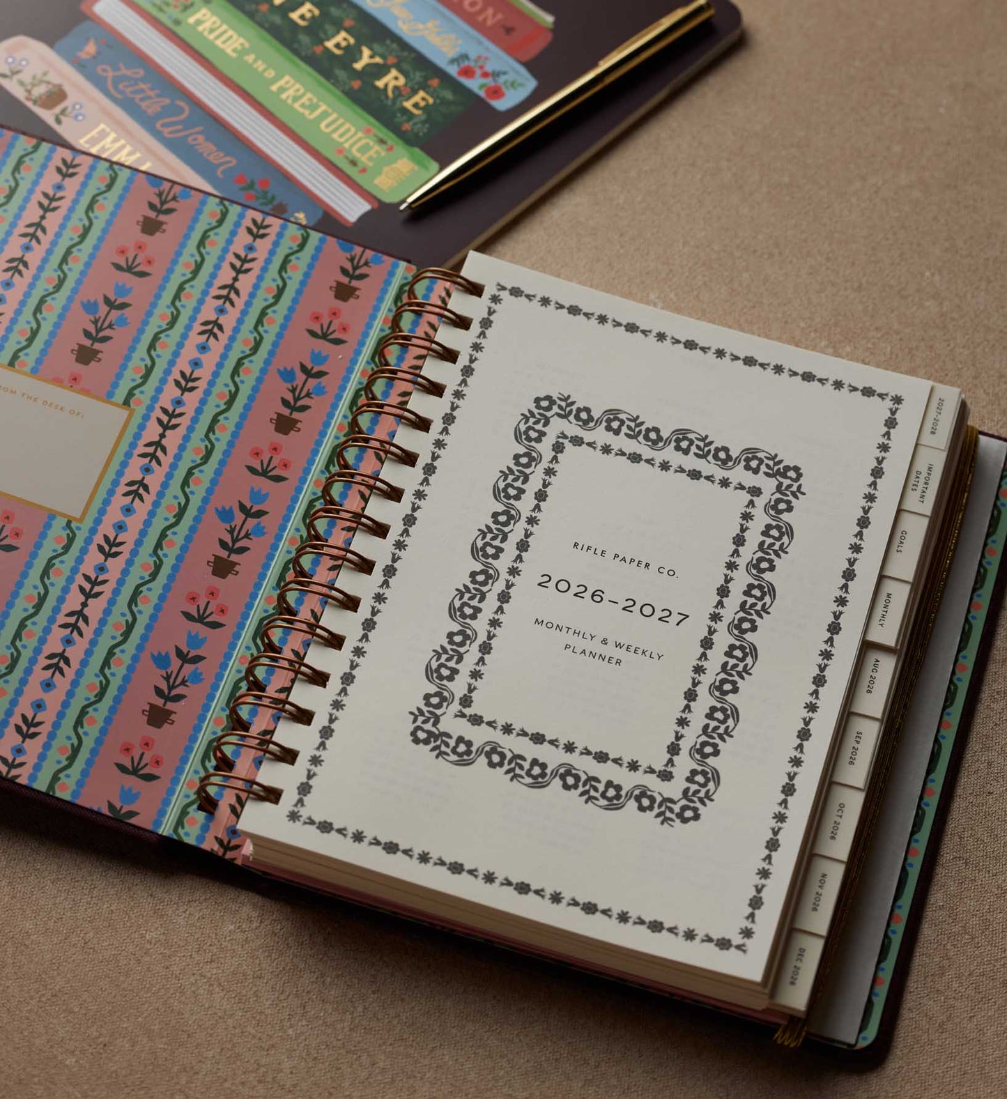 2027 Paisley 17-Month Academic Covered Spiral Planner