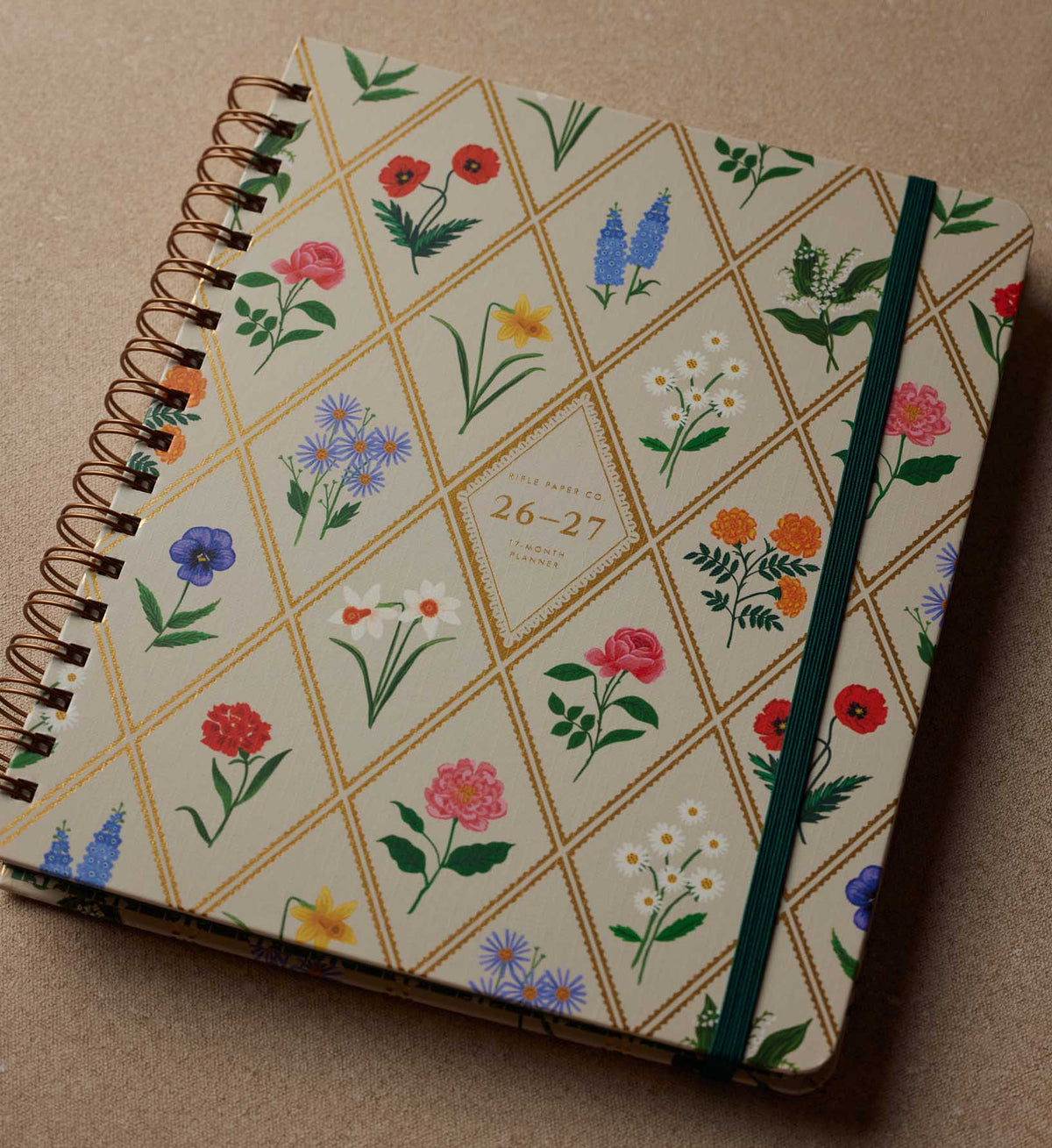 2027 Garden Study 17-Month Academic Hardcover Spiral