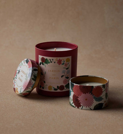 Dahlia Jardin de Paris 3 oz Tin Candle