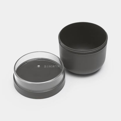 Make & Take Breakfast Bowl, 16.9 oz (0.5L), Plastic - Dark Gray
