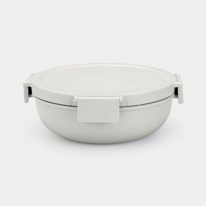 Make & Take Salad Bowl, 440 oz (1.3L) Plastic - Light Gray