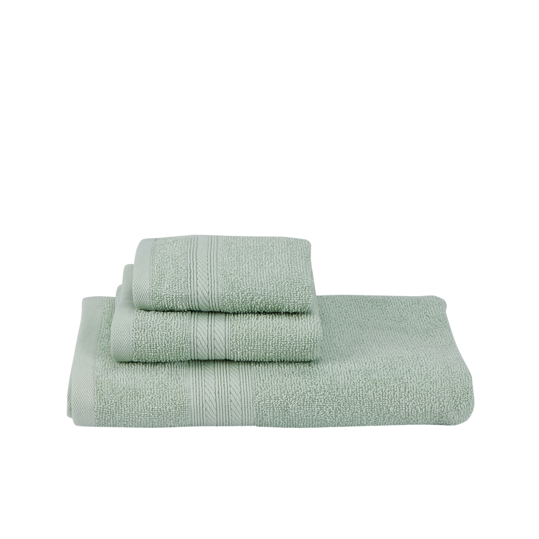 Marbella Hand Towel Aqua Light Green 16" X 28" 400Gsm