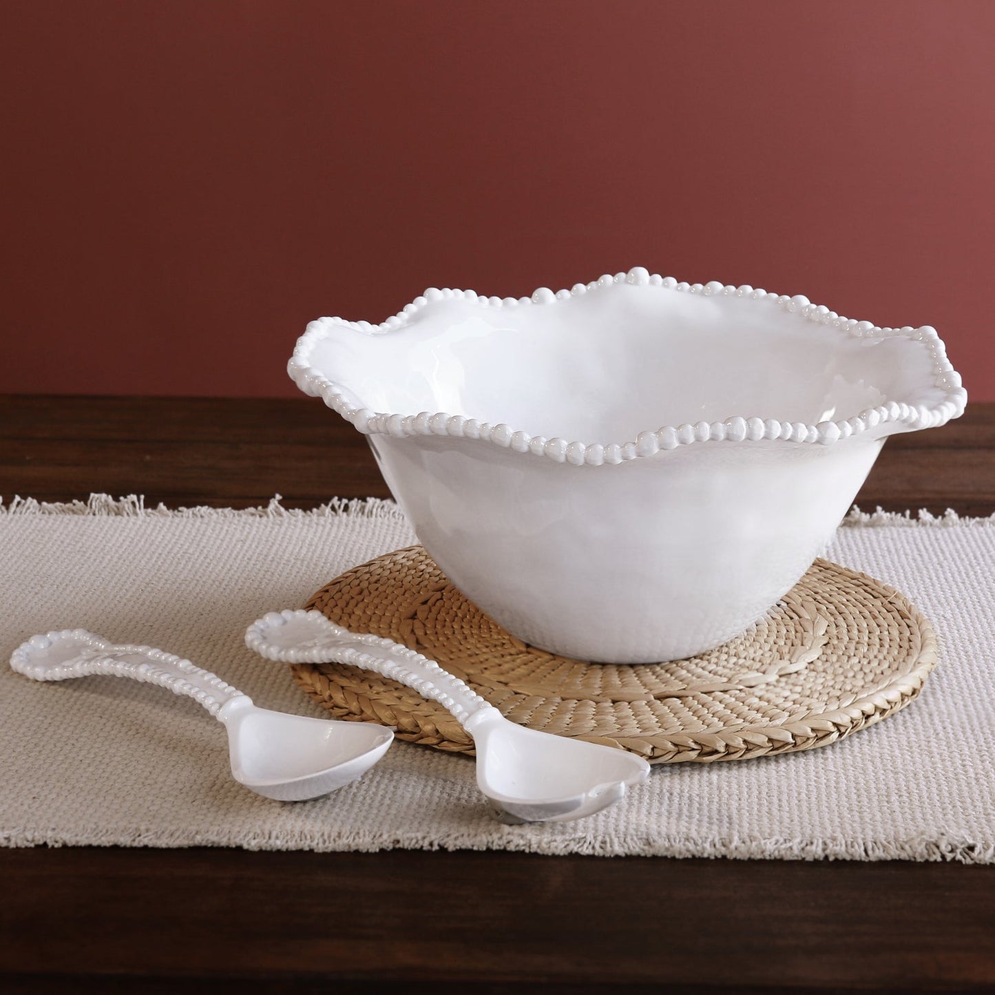 VIDA Alegria Large Bowl White