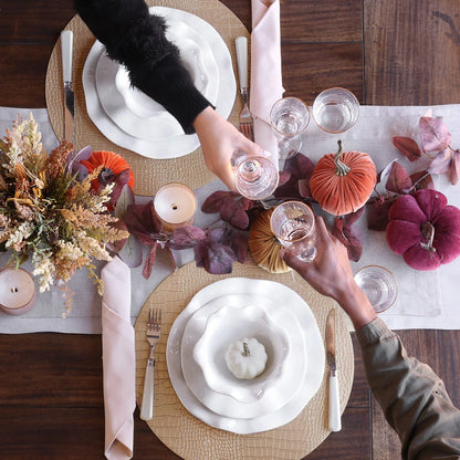 VIDA Havana 9" Salad Plate Set of 4 (White)