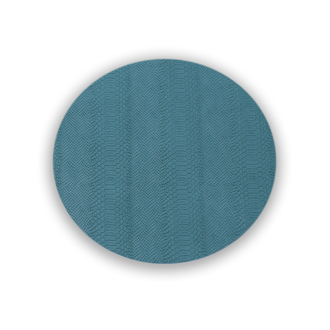 VIDA Croc Reversible 15.5" Round Placemats Set of 4 (Butterfly)