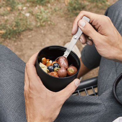 Thermo 23.6 oz Food Jar - Silver-White