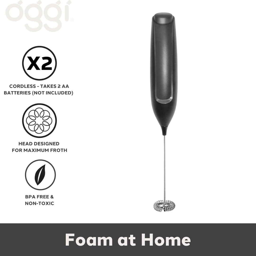 Hand-Held Milk Frother Black