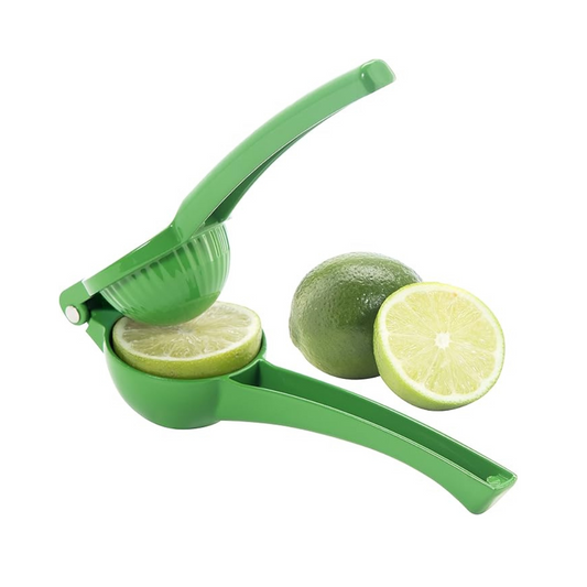 Cast Aluminum Lime Citrus Press - Green