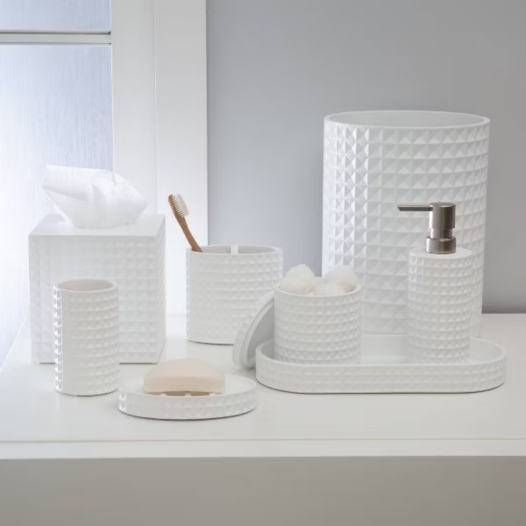Braemar Resin Soap Dish White
