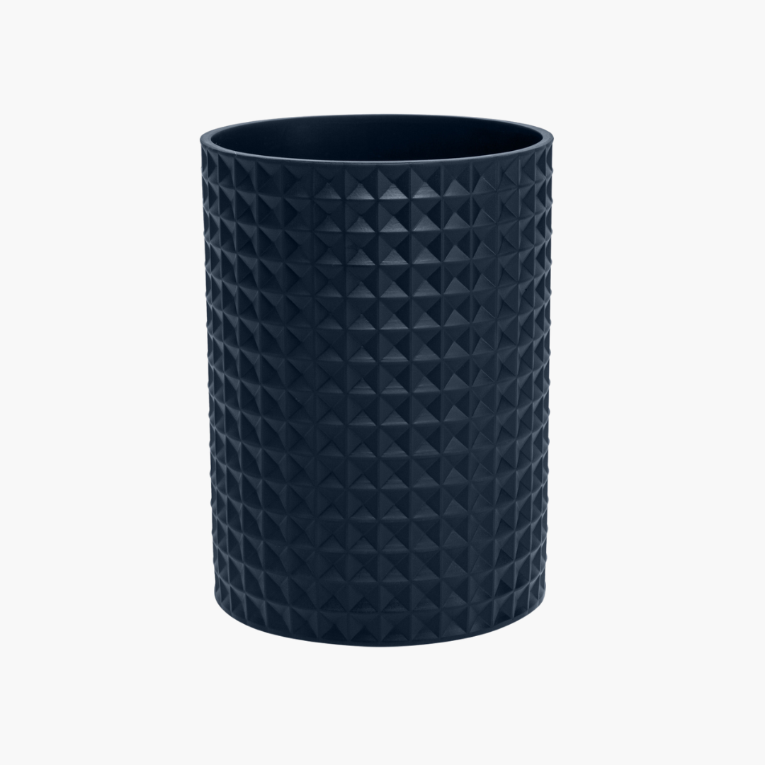 Braemar Wastebin Resin Navy Blue