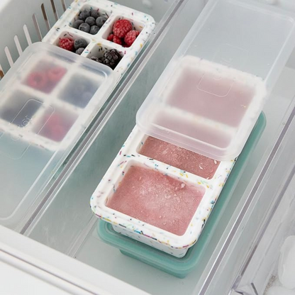 Prep & Portion Silicone Freezer Trays with Lid