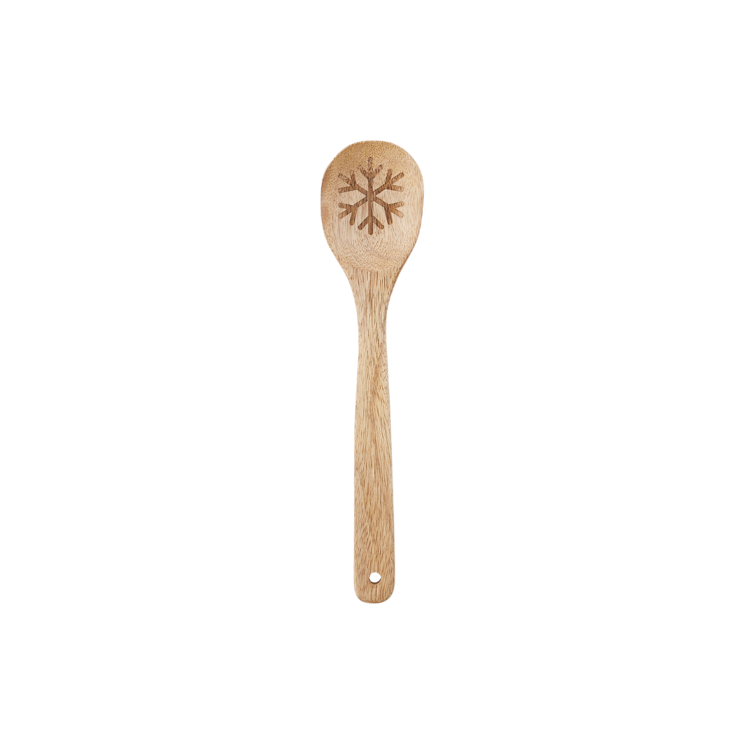 Holiday Baking Dishtowel + Spoon Gift Set - Snowflake