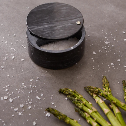 Salt Box - Black Marble