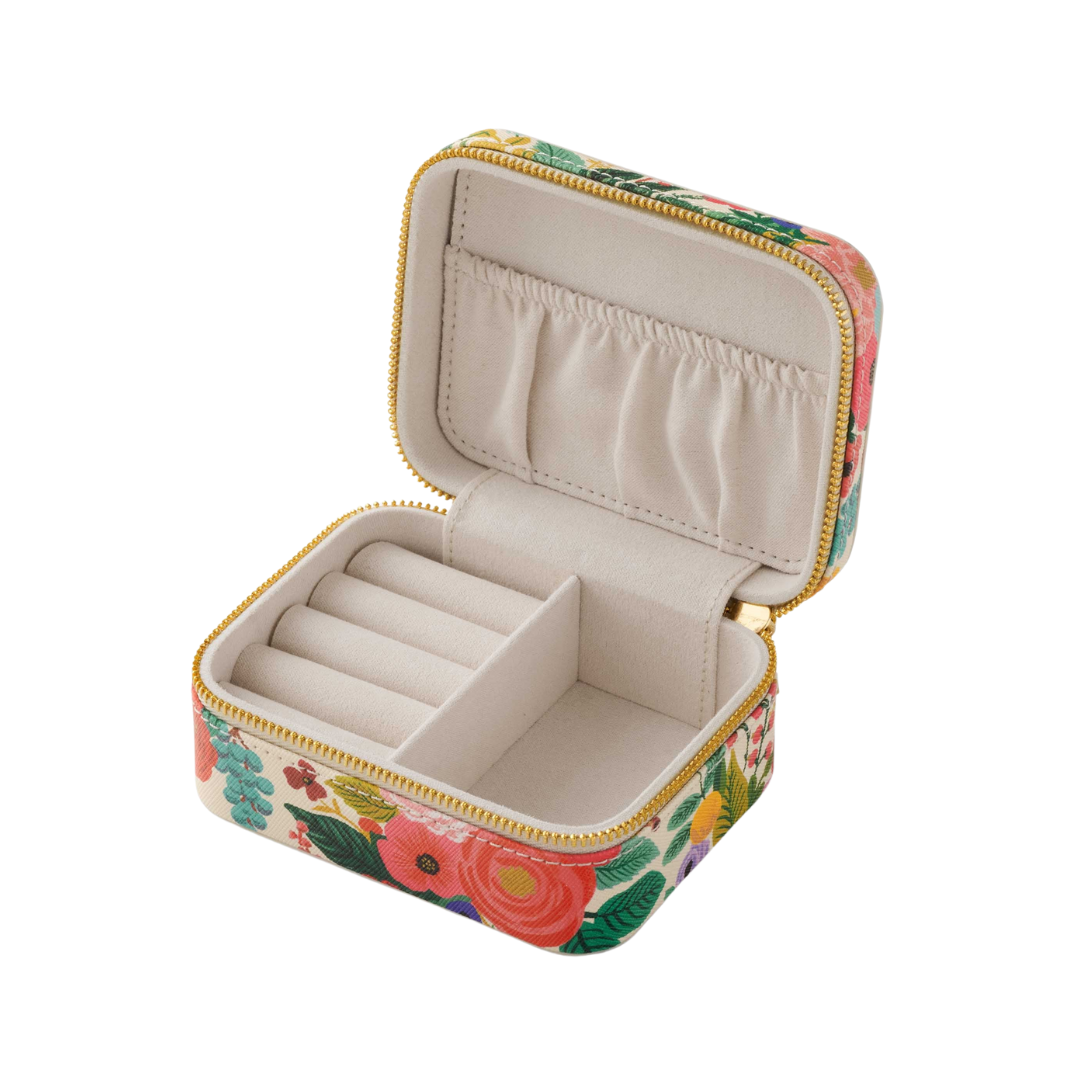 Garden Party Travel Jewelry Case