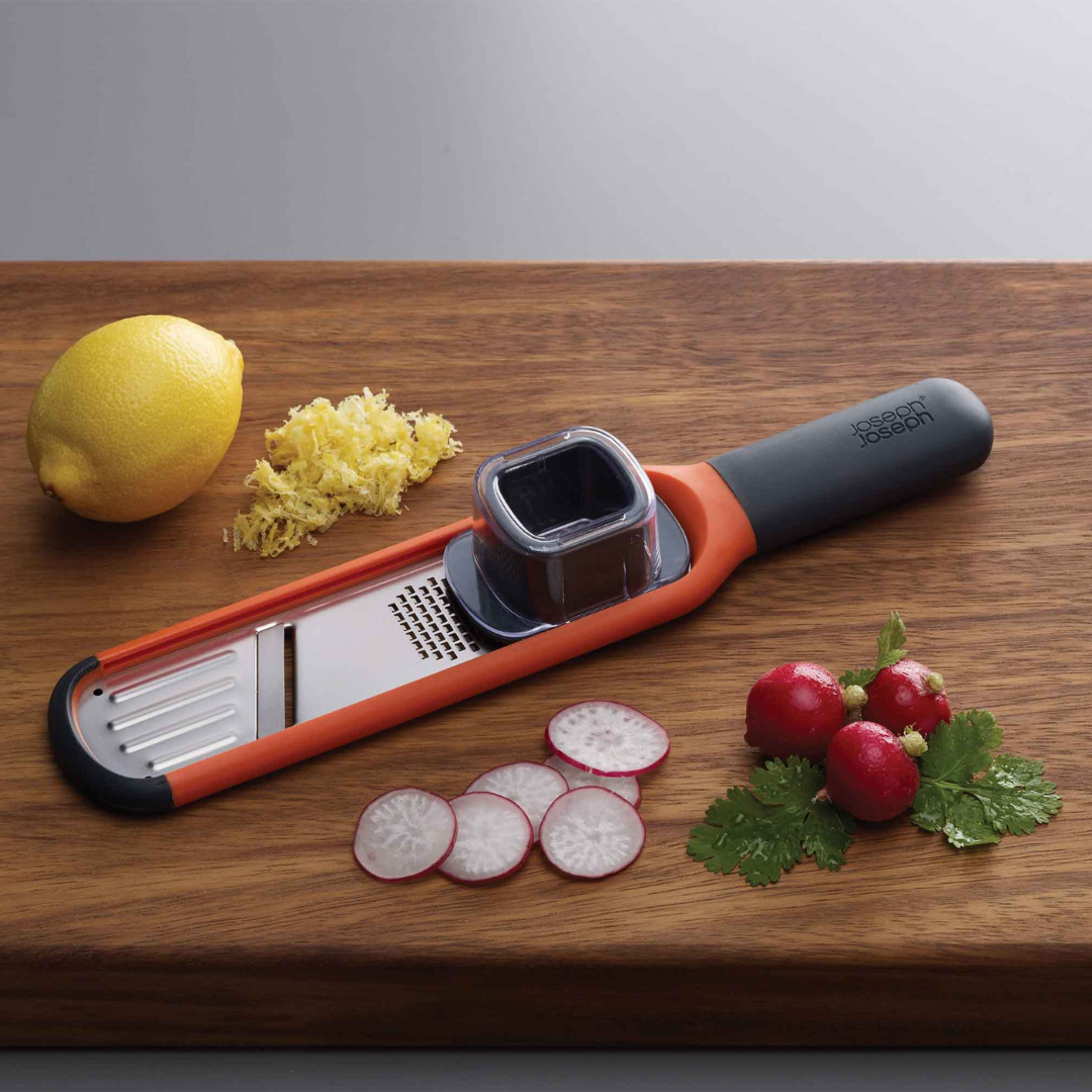 Handi-Grate™ Orange 2-in-1 Mini Grater & Slicer