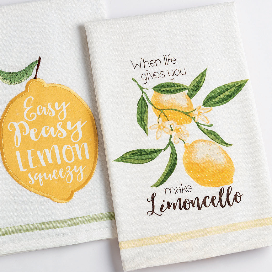 Make Limoncello Printed Dishtowel