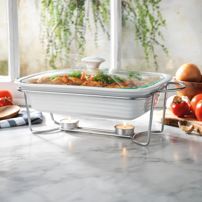 Natura Rectangle Baker with Stand
