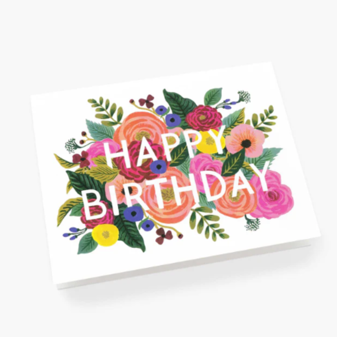 Juliet Rose Birthday Card