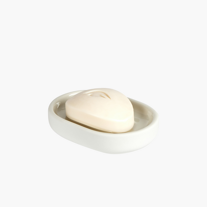 Callan Soap Dish Ceramic White